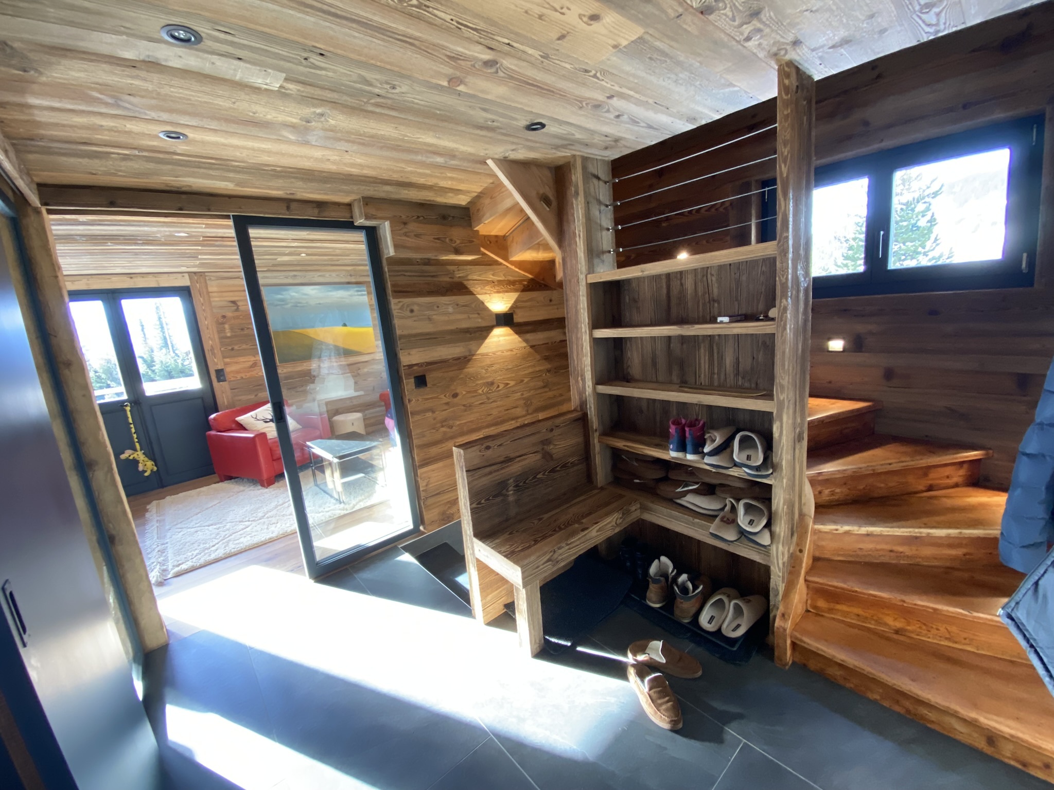 Entrée et rangement des skis